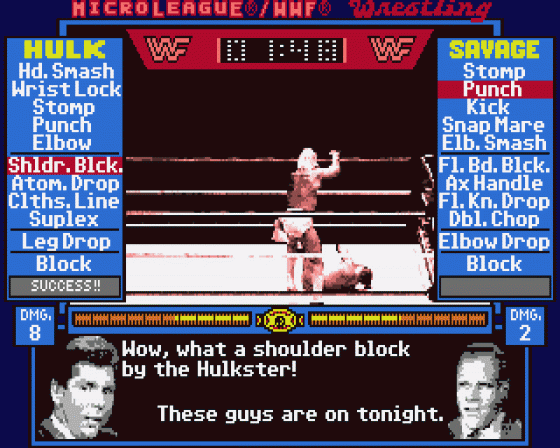 Micro League Wrestling Screenshot 30 (Atari ST)