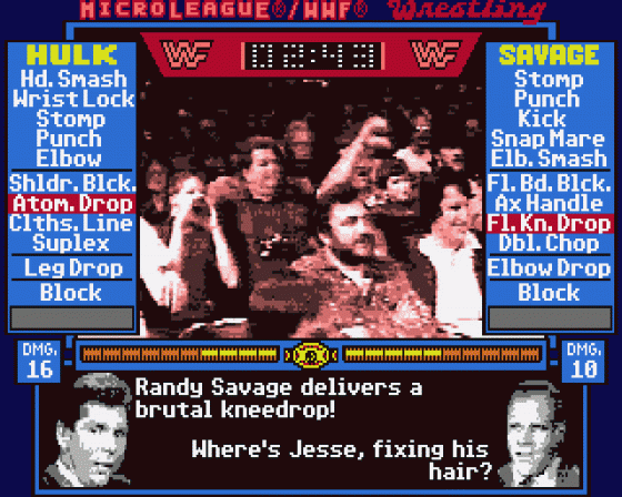 Micro League Wrestling Screenshot 31 (Atari ST)