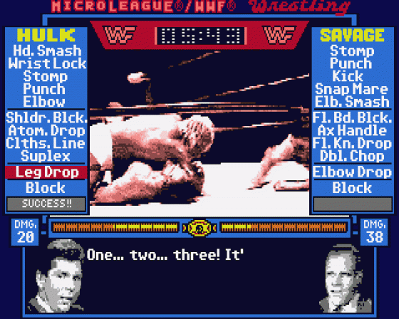 Micro League Wrestling Screenshot 33 (Atari ST)