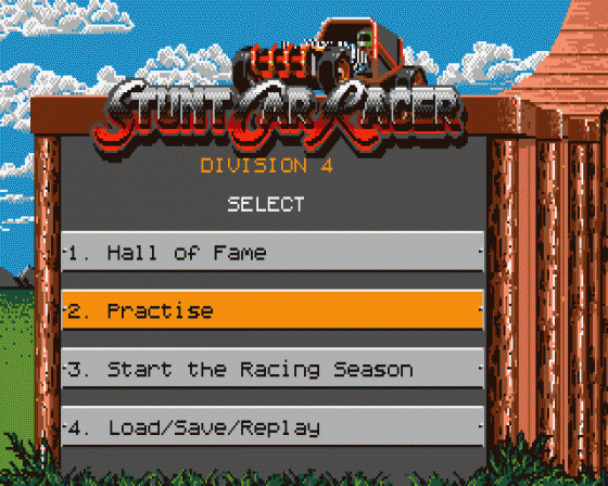 Stunt Car Racer Screenshot 42 (Atari ST)