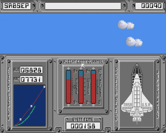 Space Shuttle Screenshot 7 (Atari ST)