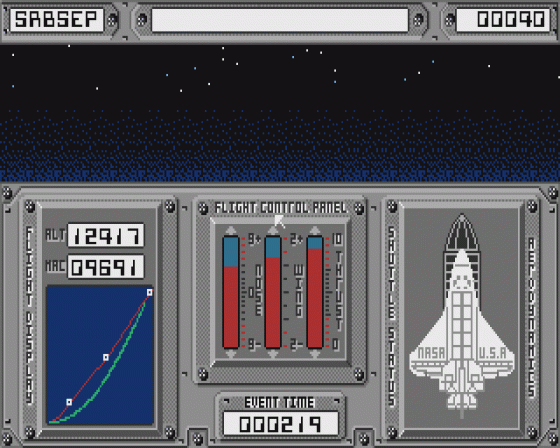 Space Shuttle Screenshot 8 (Atari ST)