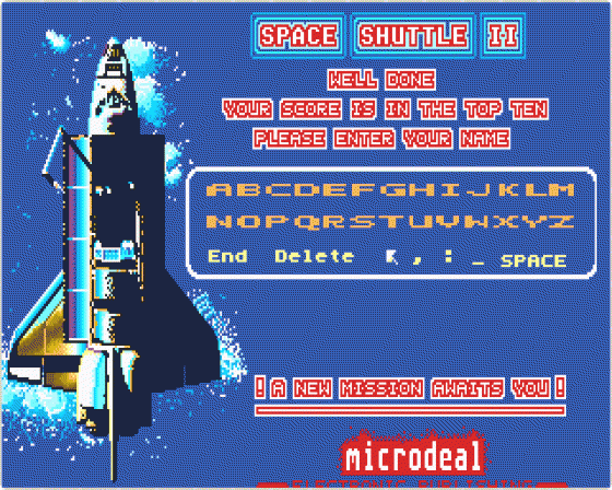 Space Shuttle II Screenshot 8 (Atari ST)