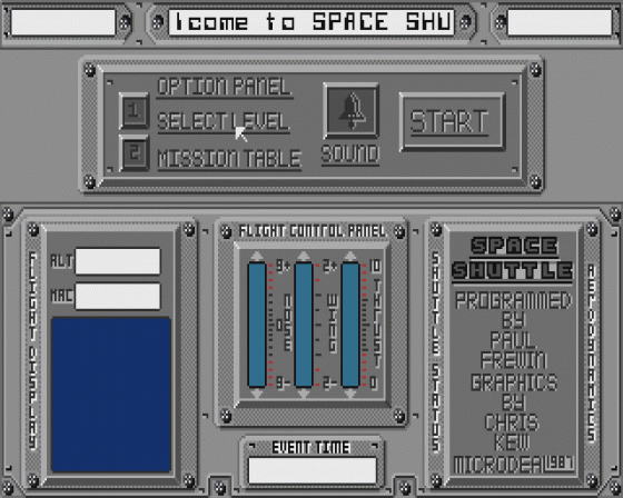 Space Shuttle II Screenshot 11 (Atari ST)