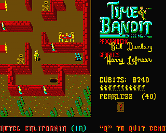 Time Bandit 2.1 Screenshot 11 (Atari ST)