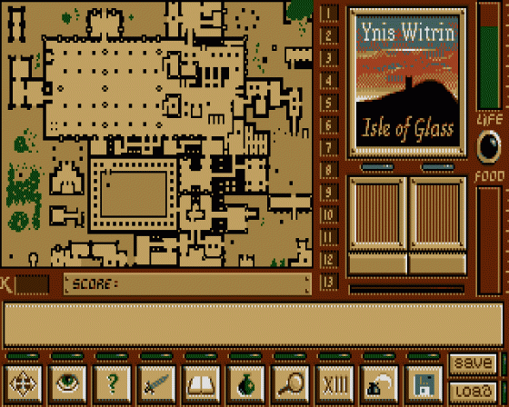 Ynis Witrin: Isle of Glass Screenshot 8 (Atari ST)