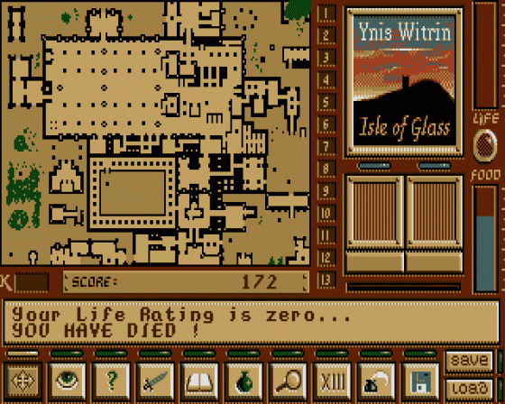 Ynis Witrin: Isle of Glass Screenshot 9 (Atari ST)