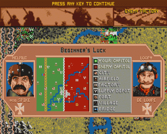 Ancient Art of War in the Skies (The) 1.0 Screenshot 15 (Atari ST)