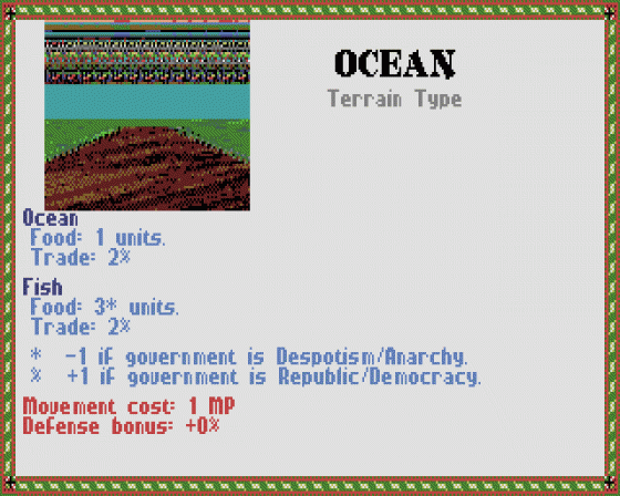 Sid Meier's Civilization Screenshot 15 (Atari ST)