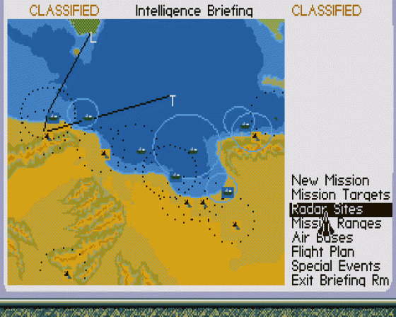 F-19 Stealth Fighter 1.02 Screenshot 7 (Atari ST)