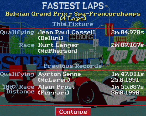 Formula One Grand Prix Screenshot 16 (Atari ST)