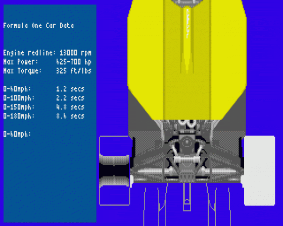 Formula One Grand Prix Screenshot 30 (Atari ST)