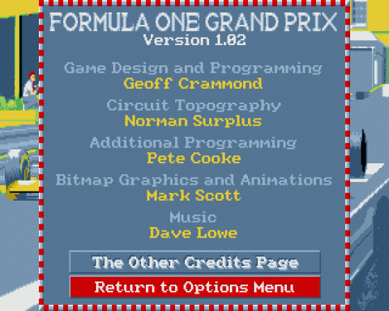 Formula One Grand Prix 1.02 Screenshot 12 (Atari ST)