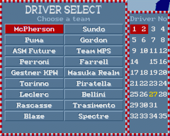 Formula One Grand Prix 1.02 Screenshot 14 (Atari ST)