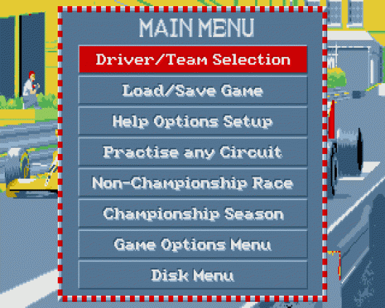 Formula One Grand Prix 1.02 Screenshot 16 (Atari ST)