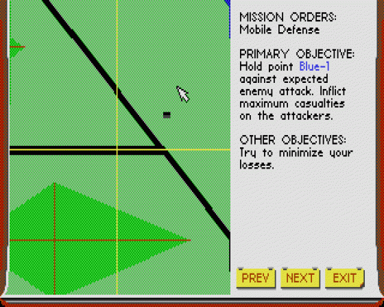 M1 Tank Platoon Screenshot 5 (Atari ST)