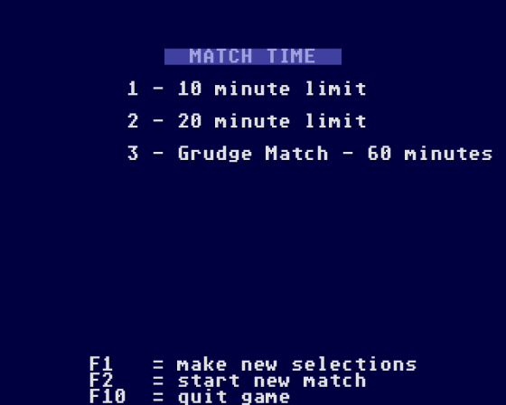 MicroLeague Wrestling Screenshot 5 (Atari ST)