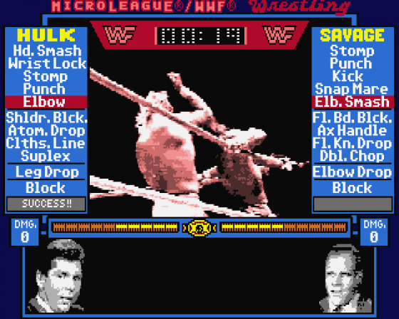 MicroLeague Wrestling Screenshot 15 (Atari ST)