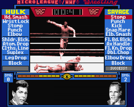 MicroLeague Wrestling Screenshot 16 (Atari ST)