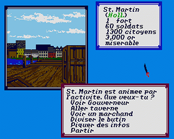 Sid Meier's Pirates! Screenshot 7 (Atari ST)