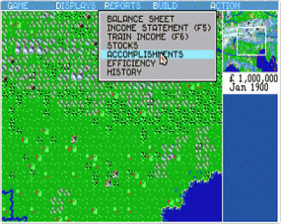 Railroad Tycoon Screenshot 9 (Atari ST)