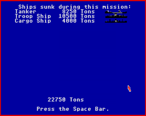 Silent Service Screenshot 11 (Atari ST)