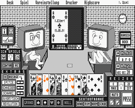 Skat 2000 1.0 Screenshot 6 (Atari ST)