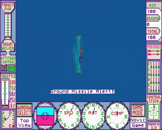 Harrier Strike Mission Screenshot 5 (Atari ST)