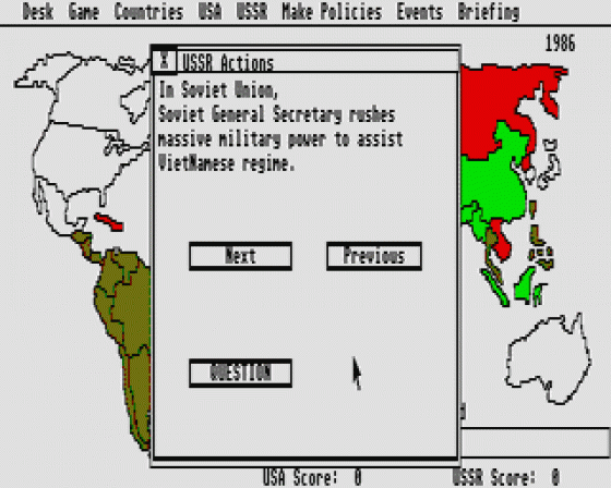 Balance of Power 1.03 Screenshot 6 (Atari ST)