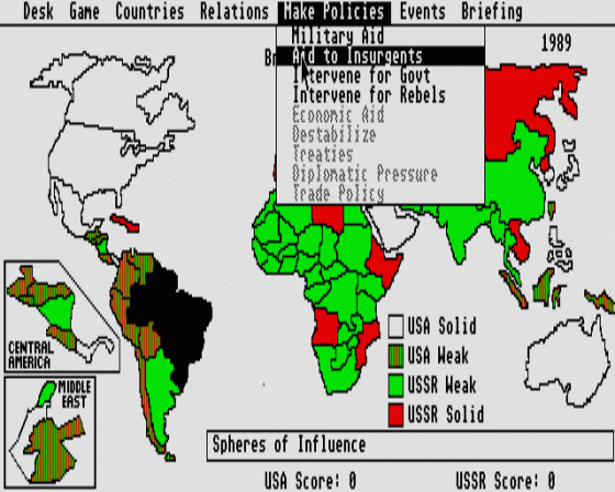 Balance Of Power: The 1990 Edition Screenshot 9 (Atari ST)