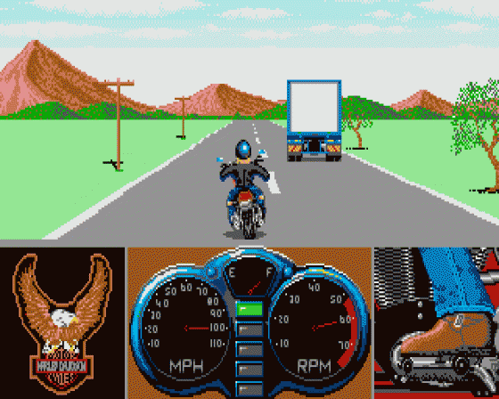 Harley Davidson: The Road to Sturgis Screenshot 12 (Atari ST)