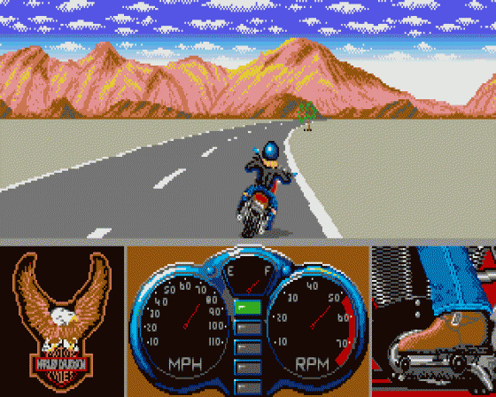 Harley Davidson: The Road to Sturgis Screenshot 17 (Atari ST)