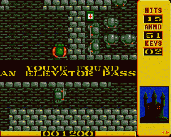 Into the Eagle's Nest Screenshot 7 (Atari ST)