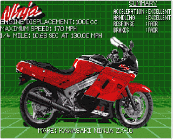 The Ultimate Ride Screenshot 6 (Atari ST)