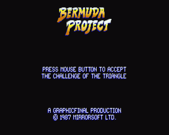 Bermuda Project Screenshot 5 (Atari ST)