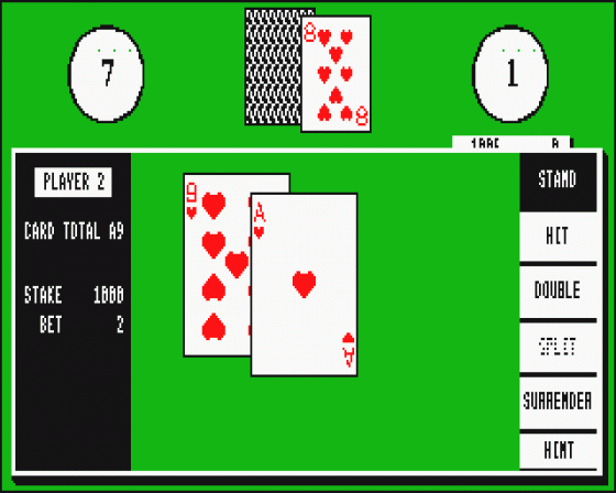 Blackjack Plus III Screenshot 5 (Atari ST)