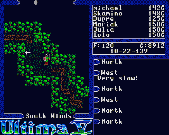 Ultima V: Warriors Of Destiny Screenshot 5 (Atari ST)