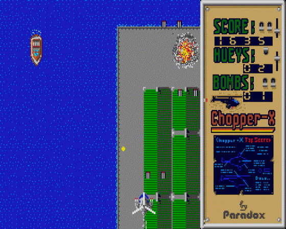 Chopper X Screenshot 5 (Atari ST)