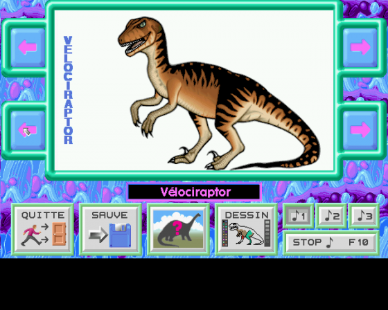 Les Dinosaures v1.02 [preview] Screenshot 6 (Atari ST)