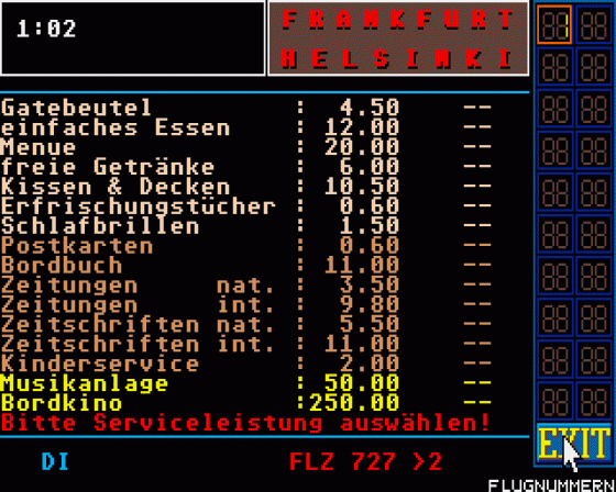 Airline ST 2.0 [registered] Screenshot 7 (Atari ST)
