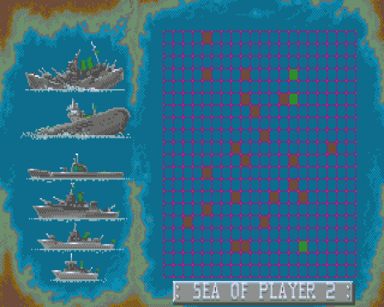 Battleships Screenshot 6 (Atari ST)