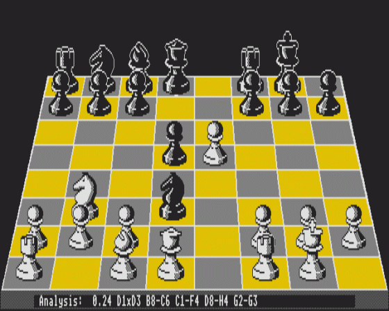 Psion Chess 2.01 Screenshot 6 (Atari ST)