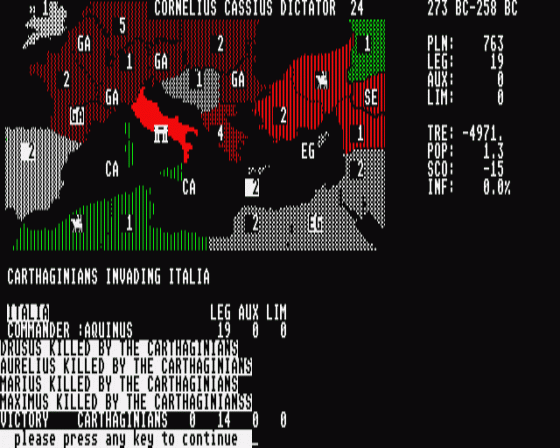 Annals of Rome Screenshot 5 (Atari ST)