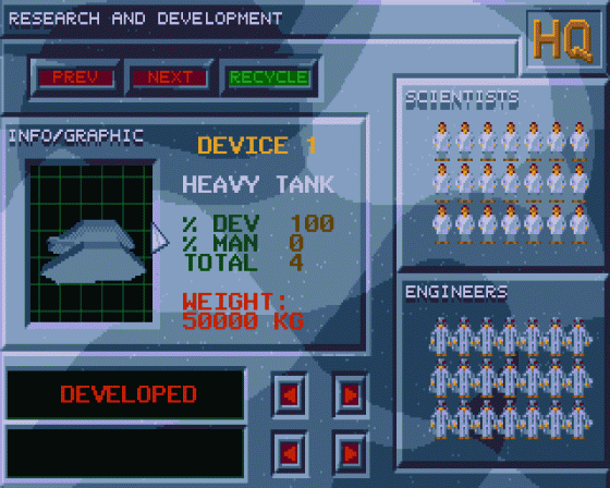 Armour-Geddon Screenshot 15 (Atari ST)
