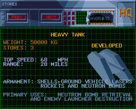 Armour-Geddon Screenshot 17 (Atari ST)