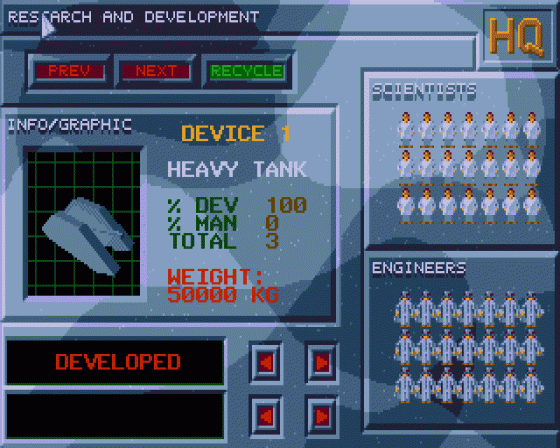 Armour-Geddon Screenshot 18 (Atari ST)
