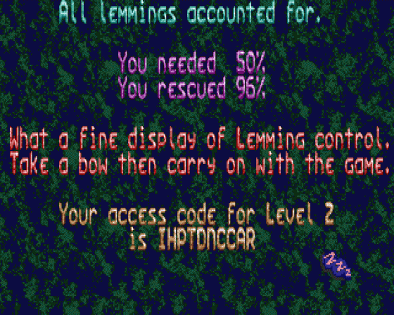 Oh No! More Lemmings Screenshot 6 (Atari ST)
