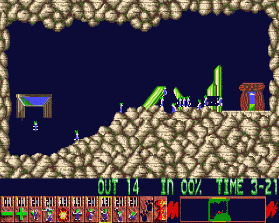 Oh No! More Lemmings Screenshot 7 (Atari ST)