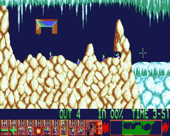 Oh No! More Lemmings Screenshot 8 (Atari ST)