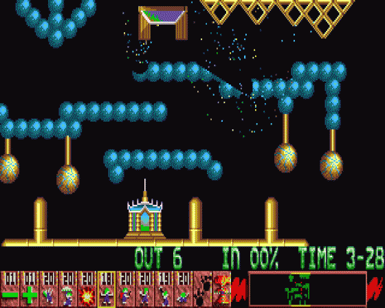 Oh No! More Lemmings Screenshot 11 (Atari ST)